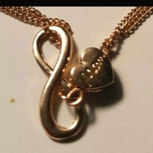 Loving MOM infinity necklace and earring set